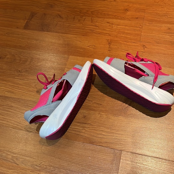 Ladies peep toe sneakers - Picture 4 of 6